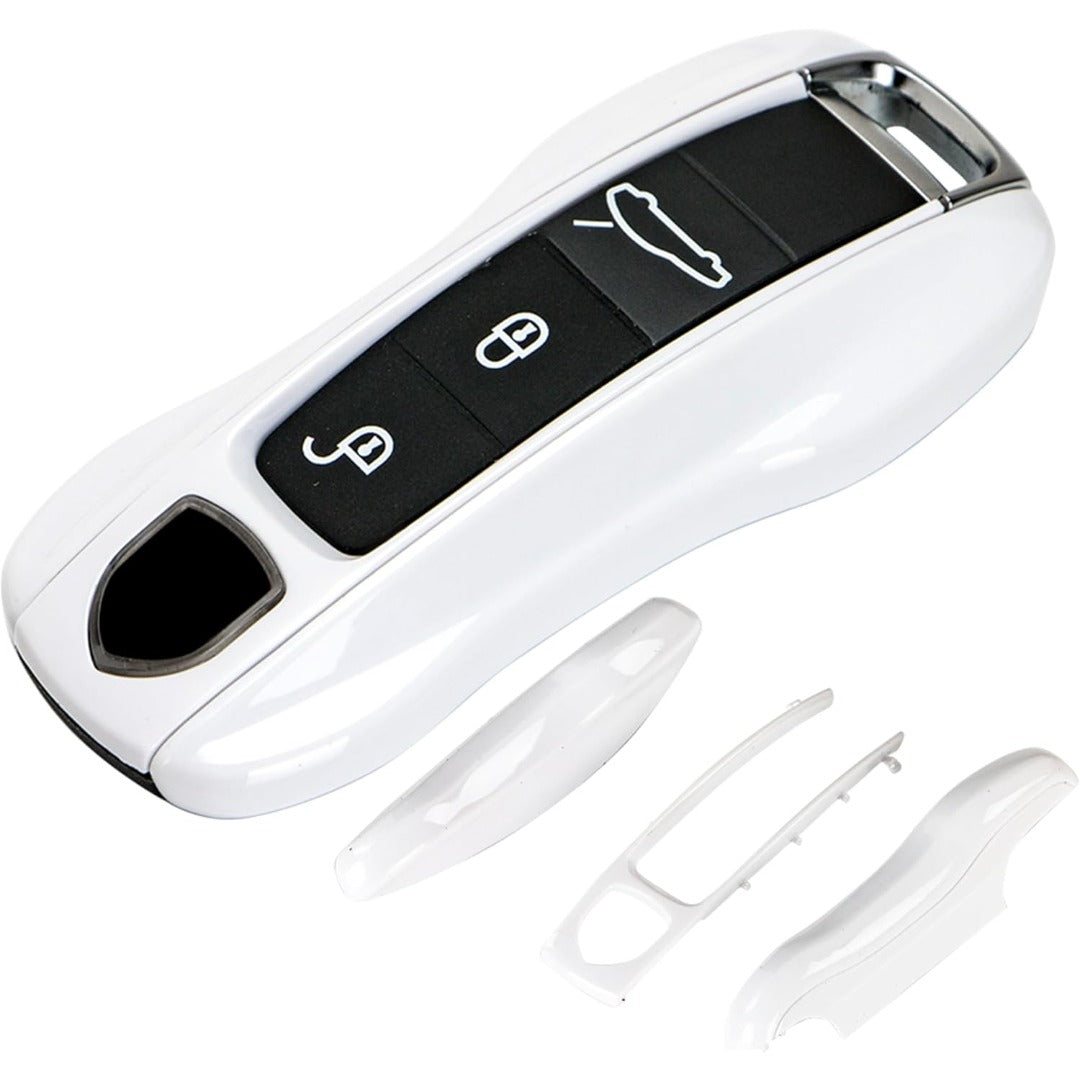 Porsche Key Shell Replacement 3-Piece Painted Key Fob Cover Shell