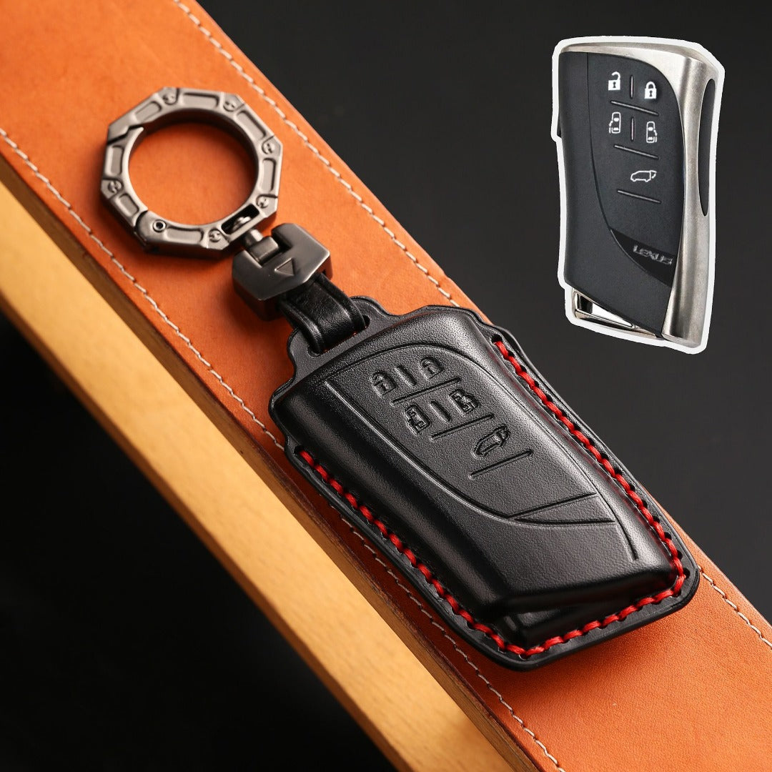 Luxury Lexus Key Fob Case - Handmade Genuine Leather Protector Cover |Fits All Models
