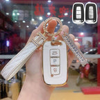 Hyundai Kia Car Key Case Golden Edge