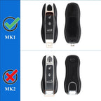 Coque de remplacement pour clé Porsche, 3 pièces, peinte 