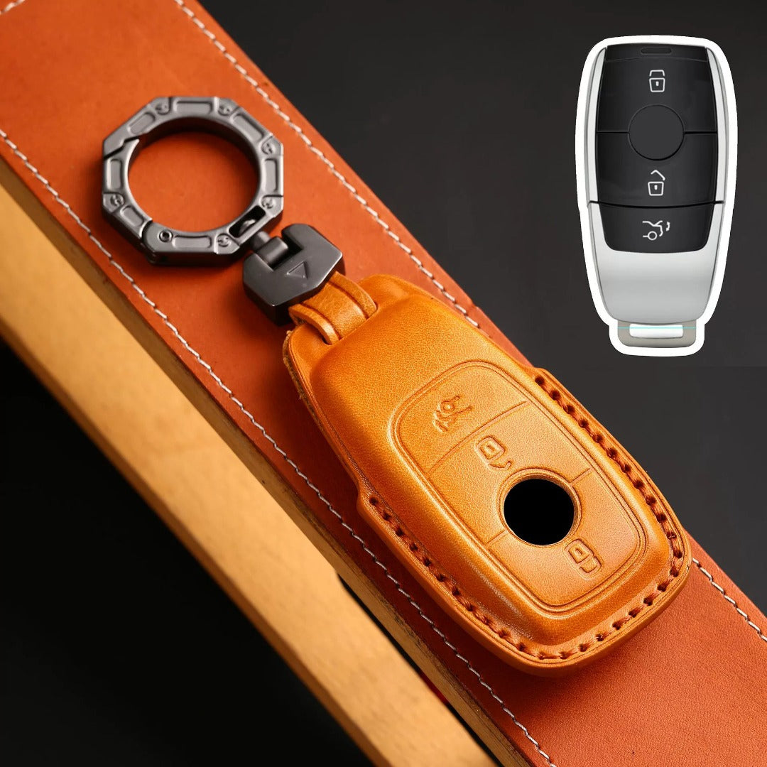 Luxury Mercedes-Benz/Maybach Leather Key Cover | Premium Protection for All Models