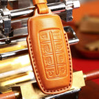 Luxury Genesis Key Fob Case - Handmade Leather Protector