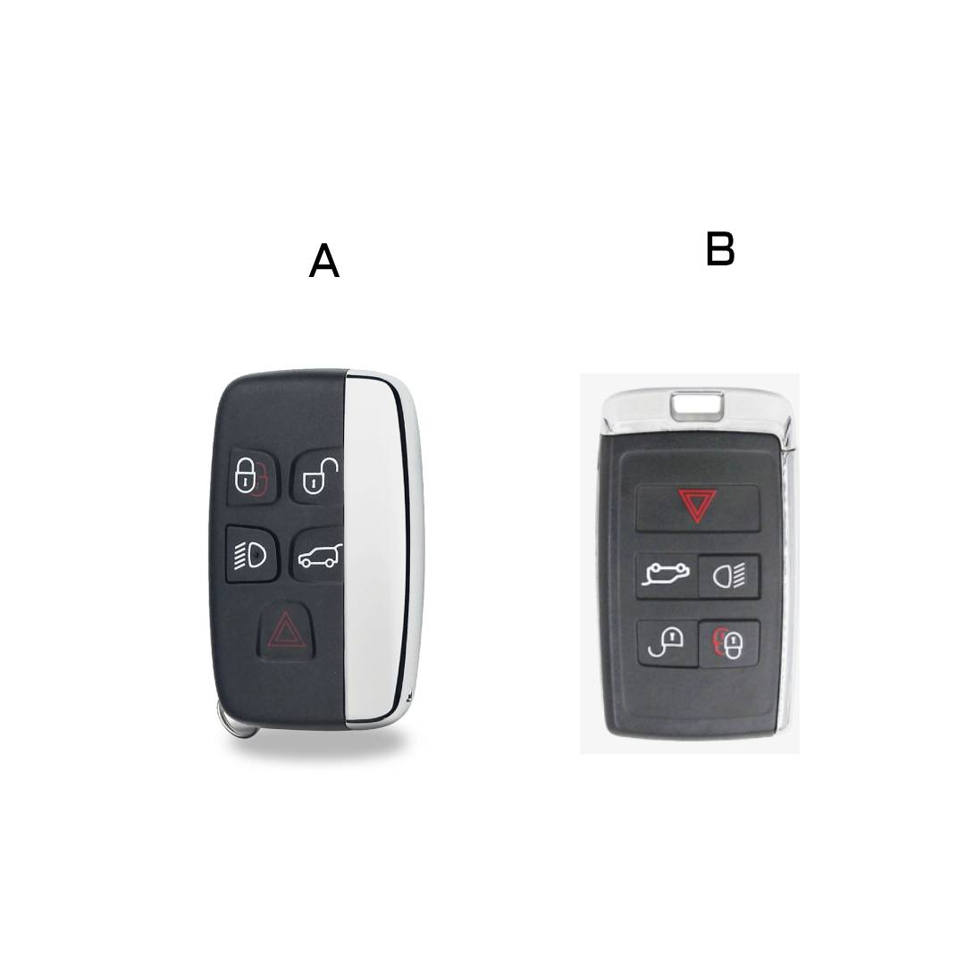 Land Rover/Jaguar Leder-Schlüsselhülle | Handgefertigtes Vollnarbenleder | Passgenau für Modelle von 2010-2025