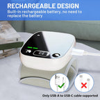 Blood Pressure Monitor Rechargeable Blood Pressure Monitors for Home Use Adjustable Automatic Wrist Cuff Voice Broadcast 2 * 120 Reading Memory for 2 Users with Carrying Case