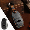 Carsine Subaru Leather Car Key Cover 3,4 Button Black / 3 Button