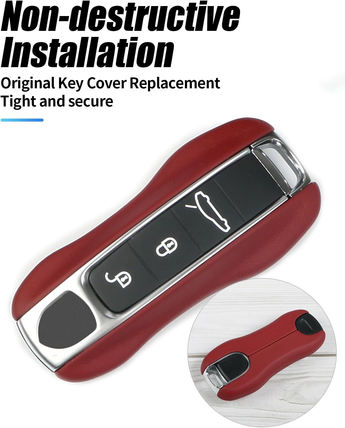 Porsche  Leather Key Fob Cover