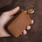 Universal Leather Double Layer Car Key Bag Suitable for All Models