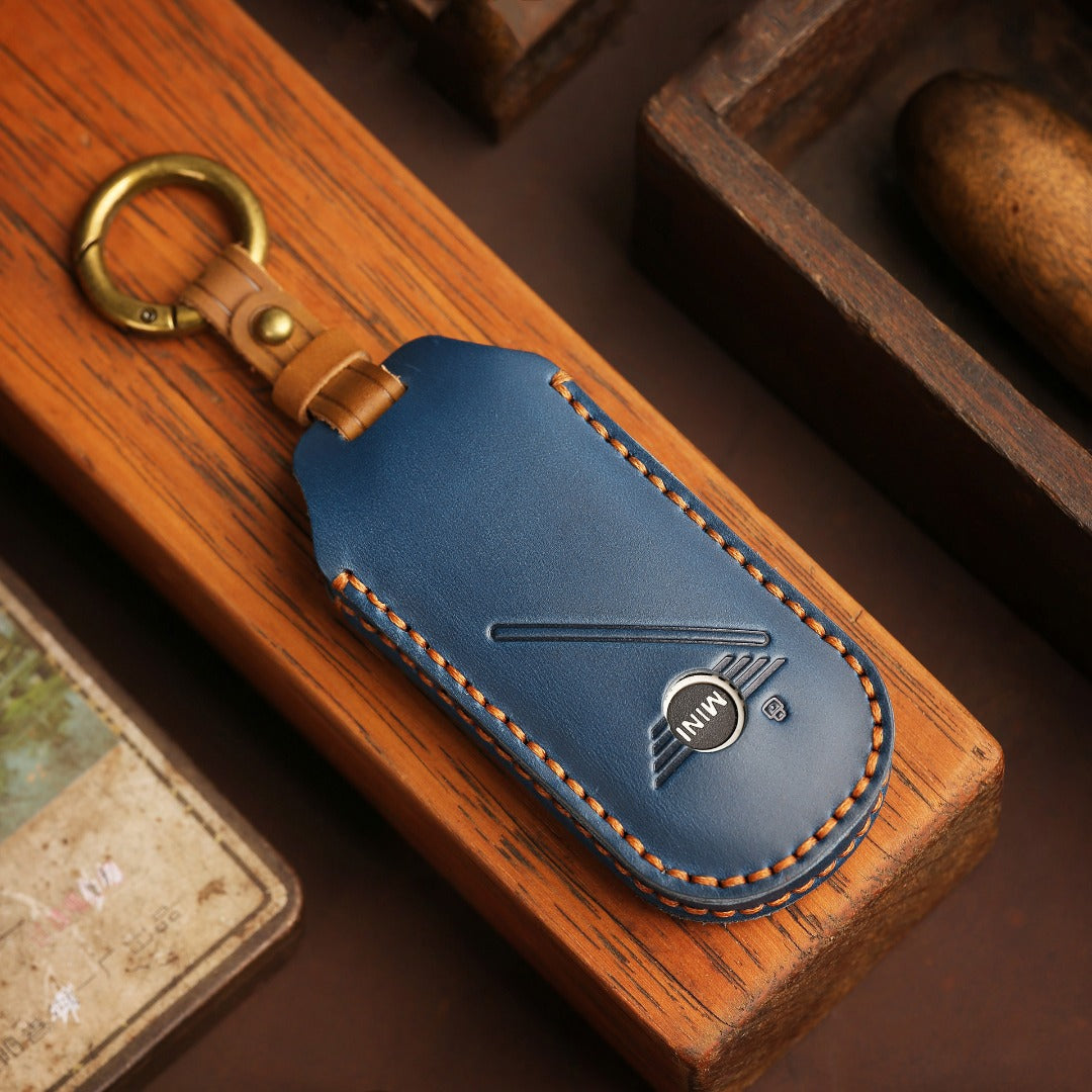 BMW Mini Countryman Cooper One Leder-Autoschlüsselhülle