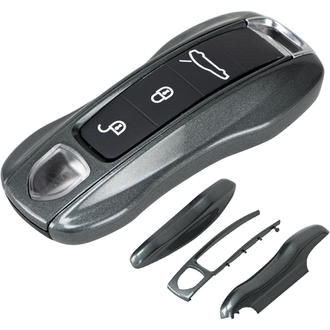 Porsche Key Shell Replacement 3-Piece Painted Key Fob Cover Shell