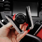 Car Rhinestone Charging Set