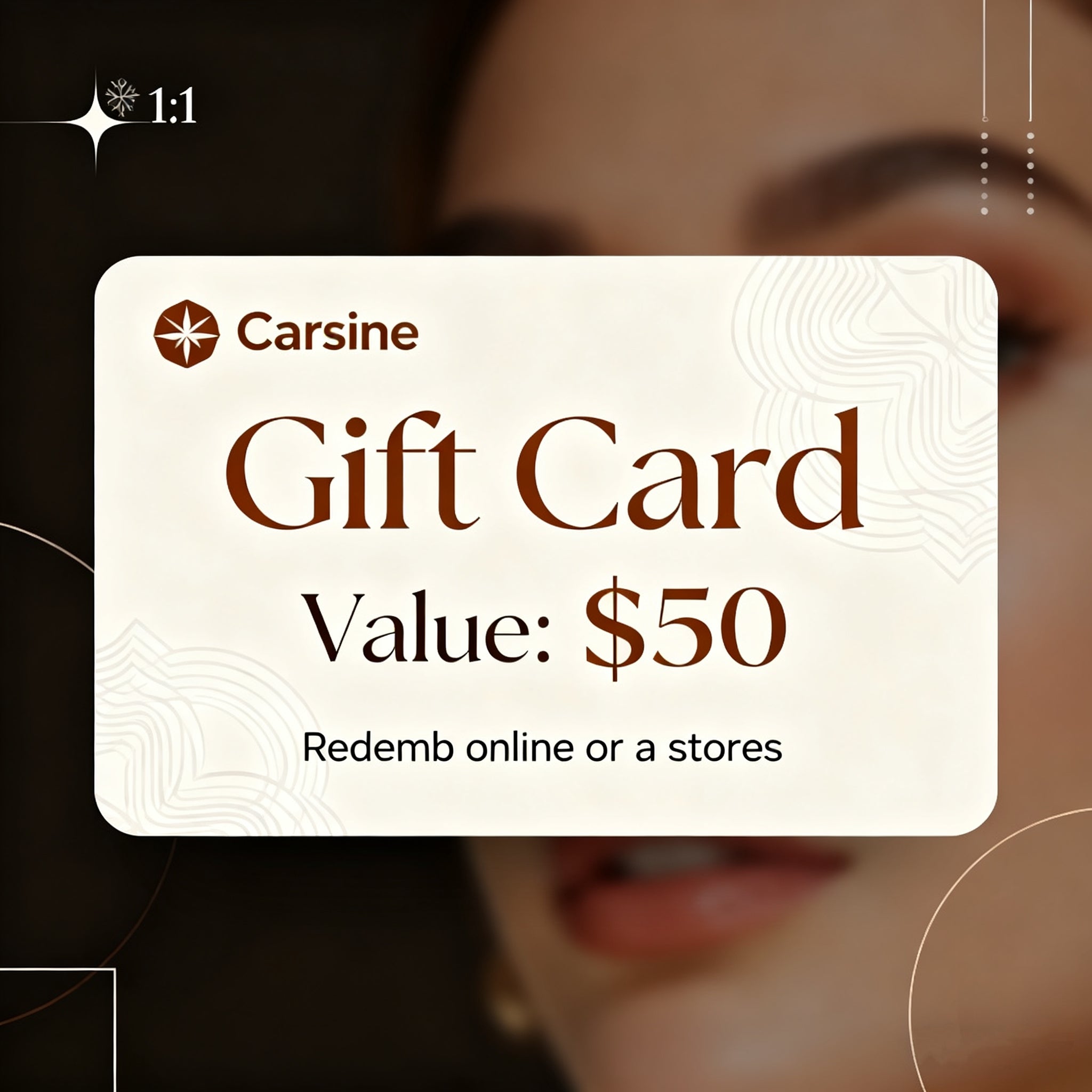 Carsine Carsine Gift Cards $50.00