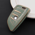 Carsine BMW Car Key Case Golden Edge Green / Key case