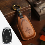 Étui en cuir pour clé de voiture Chevrolet Traverse, Malibu, Cruze, Trax (2, 3, 4, 5 boutons)