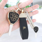 Carsine Toyota Scion Car Key Case Golden Edge B / Black / Key case + R chain