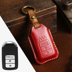 Honda CRV Lingpai XRV Civic Accord Guandao Fit Leather Car Key Cover 2,3,4,5,6 Button
