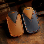 Toyota Camry Leder-Autoschlüsselhülle mit 4 Tasten