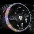 Carsine Rhinestone Steering Wheel Cover Multiple Colors / 14.96 in / 38cm