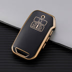 Carsine Kia Car Key Case Golden Edge Black / Key case